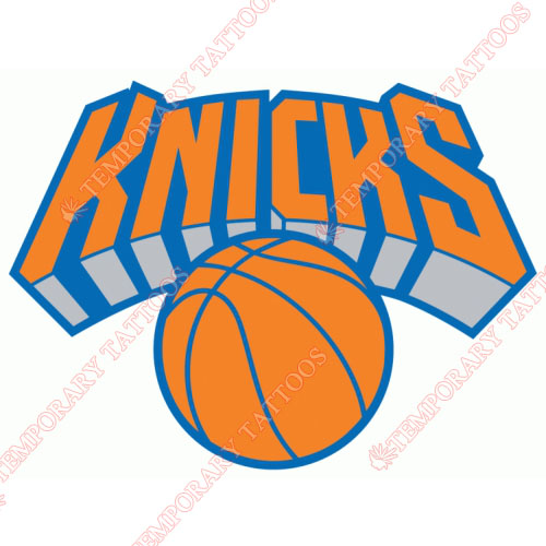 New York Knicks Customize Temporary Tattoos Stickers NO.1124